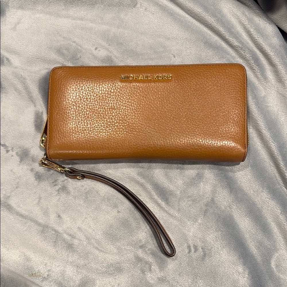Michael Kors Tan Leather Wallet